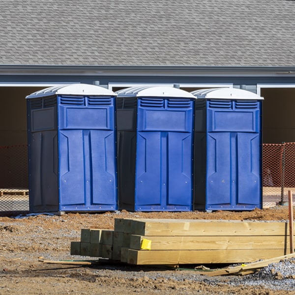 can i customize the exterior of the porta potties with my event logo or branding in Surrey MI